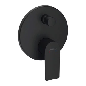 Baterie cada - dus incastrata Hansgrohe Rebris E negru mat