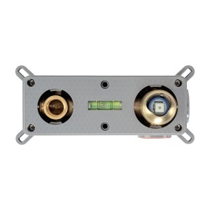 Baterie de lavoar incastrata Rea Como auriu periat cu box inclus - Img 11