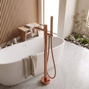 Baterie de podea pentru cada Rea Lungo Diamond Copper - Img 2