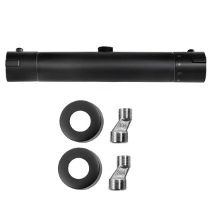 Baterie dus cu termostat si montaj pe perete T203 Black - Img 13