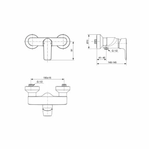 Baterie dus Ideal Standard Connect Air - Img 3