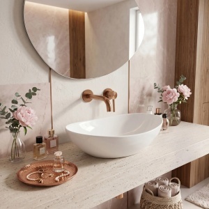 Baterie incastrata pentru lavoar Rea Foster Brush Copper - Img 9