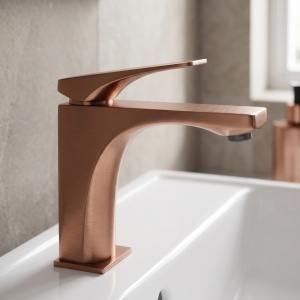 Baterie joasa pentru lavoar Rea Joe Brush Copper - Img 2