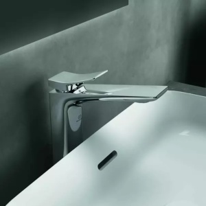 Baterie lavoar inalta Ideal Standard Atelier Conca crom lucios cu ventil Pop-Up - Img 3