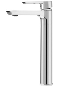 Baterie Lavoar REA ARGUS CHROME HIGH, Montaj Pe Blat, Capat Fix, Monocomanda, Inaltime 28.5 Cm, Culoare Crom, Finisaj Lucios - Img 4