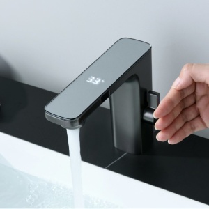 Baterie pentru lavoar FAPPER GREY, Cu afisaj LCD intuitiv - Img 7