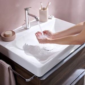 Baterie pentru lavoar Hansgrohe Tecturis S, monocomanda, crom lucios - Img 2