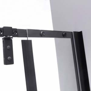 Cabina de dus BS11B Patrata 90x90cm, Design Modern +Cada de dus Riko, Culoare Negru - Img 12