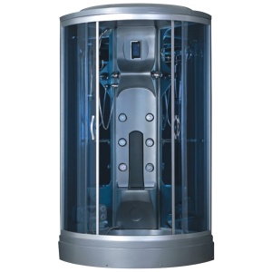 Cabina de dus cu Hidromasaj si sauna cu aburi MO-0210G, dimensiune 100X100X220CM