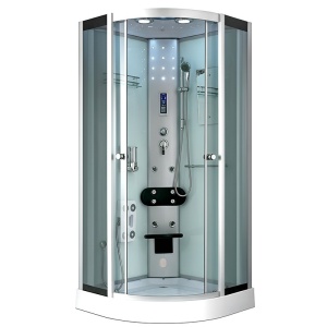 Cabina de dus cu hidromasaj si sauna WSH7180WS, 80 x 80 cm