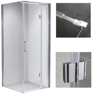 Cabina de dus din sticla profil aluminiu KZ1390B 90 x 90 cm - Img 14