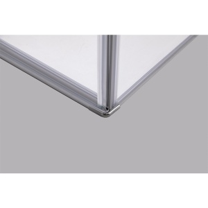 Cabina de dus din sticla securizata cu cadita de dus slim neagra KZ1180B/RIKO 90 x 90 cm - Img 8