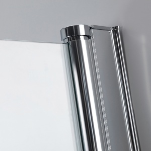 Cabina de dus patrata de colt KZ29 crom 100 x 100 cm sticla 6 mm - Img 10