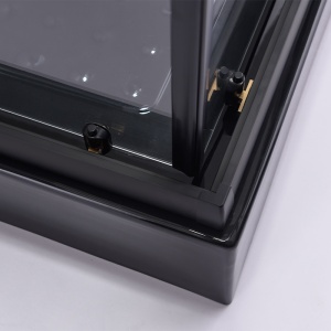 Cabina de dus patrata din sticla securizata cu cadita de dus antialunecare BL32B-SXL02B 90 x 90 cm - Img 10