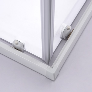 Cabina de dus patrata din sticla securizata si rame cromate KZ93A 80 x 80 cm - Img 9