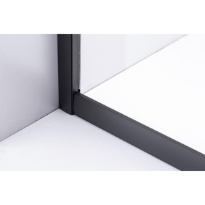 Cabina de dus patrata Mediterraneo Siri Black 90 x 90 x 190 cm sticla 5 mm negru mat - Img 10