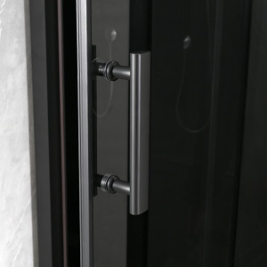 Cabina de dus patrata WSH306 , cu cadita de dus 90x90, Culoare Negru - Img 4