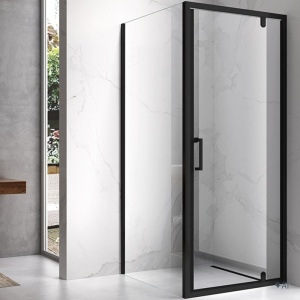 Cabina de dus patrata ZES-KZ04B-BL-80, 80 x 80cm, cu rame negru mat, sticla 6 mm - Img 15