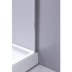 Cabina de dus pentagonala cu cadita inclusa rame cromate KZ91B/SXL07B 90 x 90 - Img 9