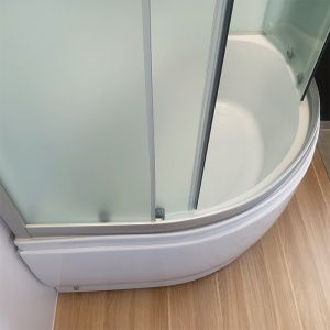 Cabina dus Semicerculara cu cadita WSH304B , sticla mata, dimensiune 90x90 - Img 22