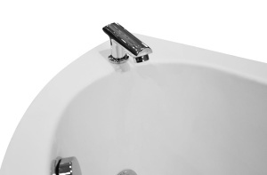 Cada baie cu hidromasa si SPA Black pentru o persoana, montaj dreapta, 169 x 90 x 56 cm - Img 16