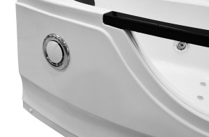 Cada baie cu hidromasa si SPA Black pentru o persoana, montaj stanga, 169 x 90 x 56 cm - Img 22