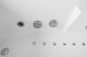 Cada cu hidromasaj asimetrica MUE-007B Dreapta, 170 x 100 x 70 cm, 32 duze, incalzitor, ozonoterapie si Bluetooth, alba - Img 22