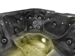 Cada cu hidromasaj, jacuzzi pentru gradina PRO 1353 AK.24 OB.03C 200 x 200 x 80 cm - Img 9