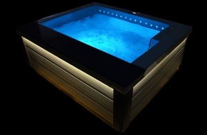 Cada cu hidromasaj jacuzzi pentru gradina PRO-1543 pentru 3 persoane 200 x 170 x 80 cm - Img 6