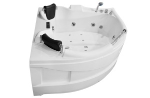 Cada de baie cu hidromasaj de colt MO-0311, 150 x 150 x 75 cm, pentru 2 persoane - Img 4