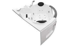 Cada de baie cu hidromasaj de colt MO-0322, 135 x 135 x 63 cm, pentru 2 persoane - Img 6