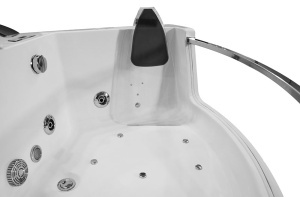 Cada de baie cu hidromasaj si Black SPA pentru 2 persoane, dimensiune 141x141x61cm - Img 10