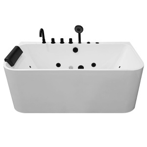 Cada de baie cu hidromasaj si cromoterapie MO-18030-150, 150 x 75 cm, 10 duze, acril sanitar alb - Img 3