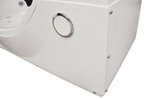Cada de baie cu hidromasaj si incalzitor MO-1002 Turbo+ SPA 180 x 88 x 65 cm, Panou sticla, Bluetooth, Alb - Img 7