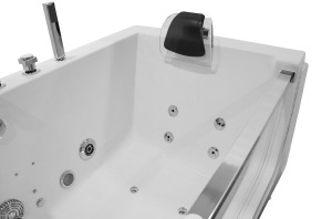 Cada de baie cu hidromasaj si SPA Black pentru o persoana 176 x 85 x 61 cm - Img 14