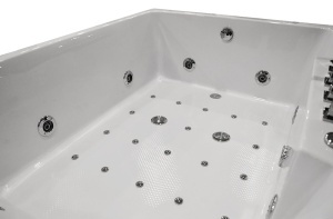 Cada de baie cu hidromasaj si Turbo Spa pentru 2 persoane 186 x 121 x 65 alba - Img 10