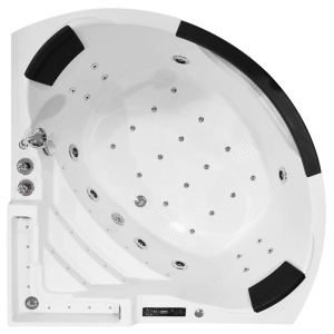 Cada de baie cu hidromasaj Turbo SPA + MO-1678, alba, 150 x 150 x 62 cm - Img 2