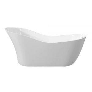Cada de Baie ,De Sine Statatoare 170x80x72cm, Design Modern , Culoare Alb - Img 1