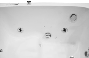 Cada de baie dreptunghiulara cu hidromasaj si SPA alba 130 x 81 x 66 cm - Img 16