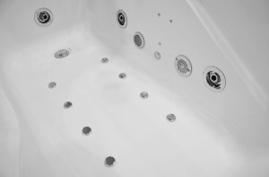 Cada de baie dreptunghiulara cu hidromasaj si SPA, alba, 150 x 80 x 65 cm - Img 14