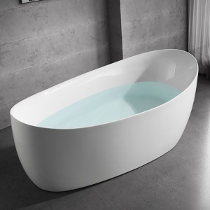 Cada de baie freestanding ovala MO-18001A – 170 x 80 x 68 cm, alb lucios - Img 5