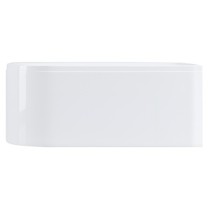 Cada de baie, montaj la perete dreapta cu masca, EBI White Chrome - 150 x 75 cm - Img 10