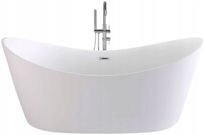 Cada de baie REA FERRANO 160, free-standing, design modern, Alba