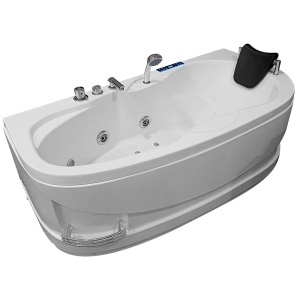 Cadă de baie SPA cu hidromasaj alba, MO-0310, 160 x 78 x 56 cm