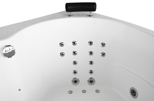 Cada de colt cu hidromasaj SPA MUE-0031A, 140 x 140 cm, 2 persoane, 58 duze si incalzitor - Img 20