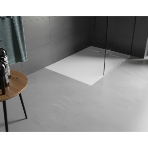 Cădiță de duș cu sifon Veldman Toledo Slim albă, dimensiuni multiple - Img 8