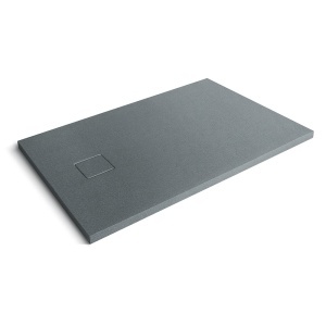 Cadita de dus din compozit de piatra Pro Exclusive gri granit 100 x 80 x 4 cm