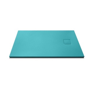 Cadita de dus dreptunghiulara din piatra compozit Pro Exclusive albastru 120 x 80 x 4 cm - Img 3