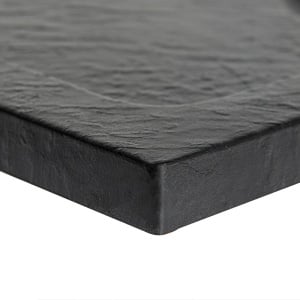 Cadita de dus dreptunghiulara slim Silk 110 x 80 cm neagra - Img 6