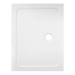 Cadita de dus rectangulara slim ST04A alba 100x90 cm - Img 6